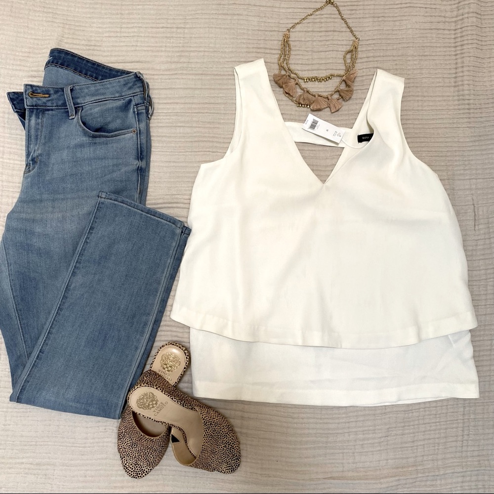 Banana Republic 2-Tiered Tank